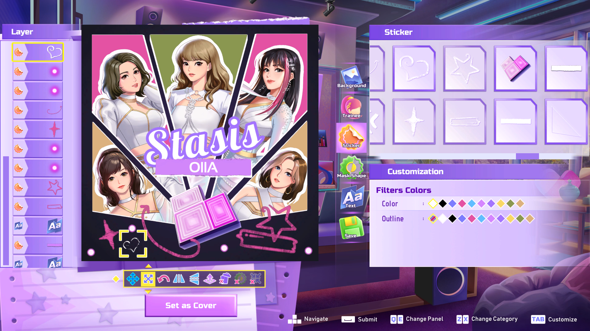 K-pop Idol Stories: Road to Debut game
