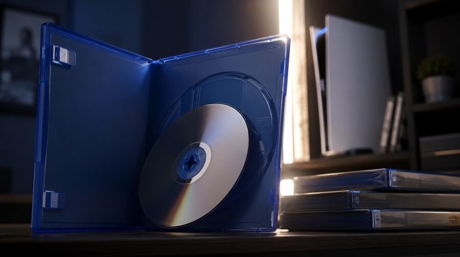 mídia física da Sony